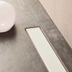 Slika Tuš kanalica CONFLUO FRAMELESS LINE-450 bel staklo