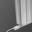 Slika CINI Mek električni grejač 1/2" 1.2 kW beli 