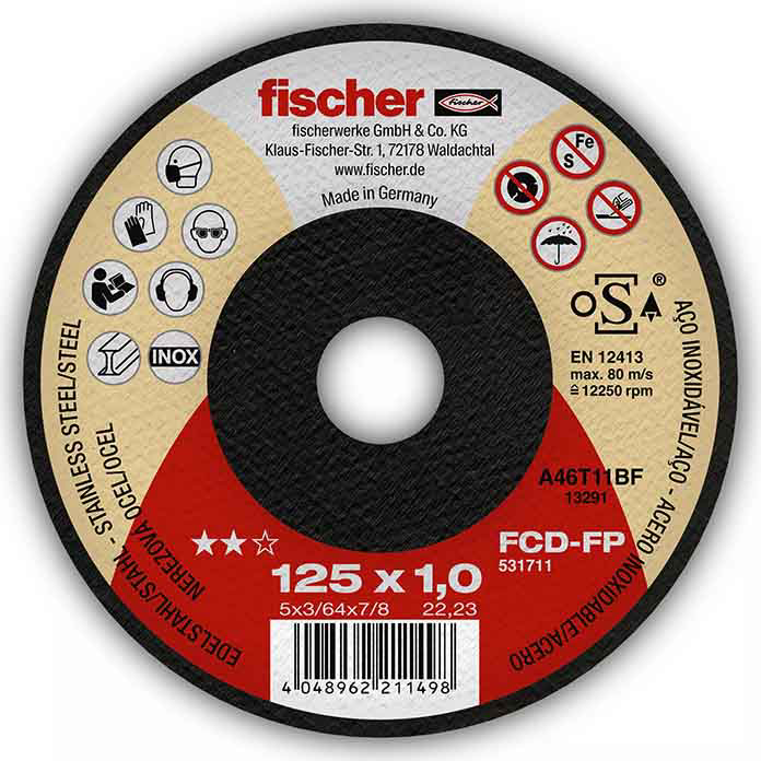Slika Fischer rezna ploča FCD-FP 125x1x22.23 Plus 531711