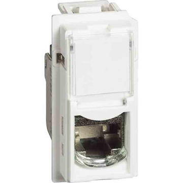 Slika BTicino Living Now UTP RJ45 utičnica Cat6 bela KW4279C6 (1M, STP, toolless)