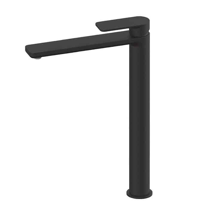 Baterija S2 BLACK 230501B za lavabo, mat crna jednoručna baterija minimalističkog dizajna