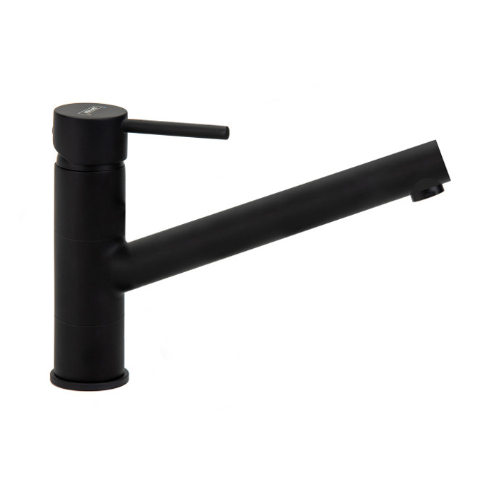 Crna baterija za sudoperu Minotti Tubo Dark Elegance 6114B sa dve cevi