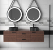 Slika Baterija za lavabo visoka Minotti Stela 2422 mat crna