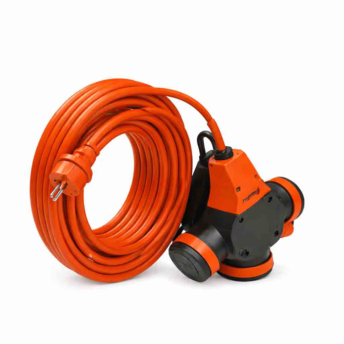Slika Produžni kabl BL 3WHS-15315 15m 3 utičnice 3x1.5mm narandžasti