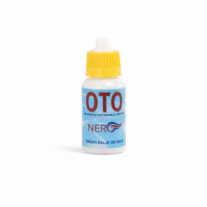 Tečnost OTO Nero 20ml za testiranje nivoa hlora u bazenskoj vod
