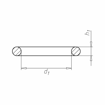 Slika O-ring gumeni prsten NBR 70 Ø 33 x 3,5 mm