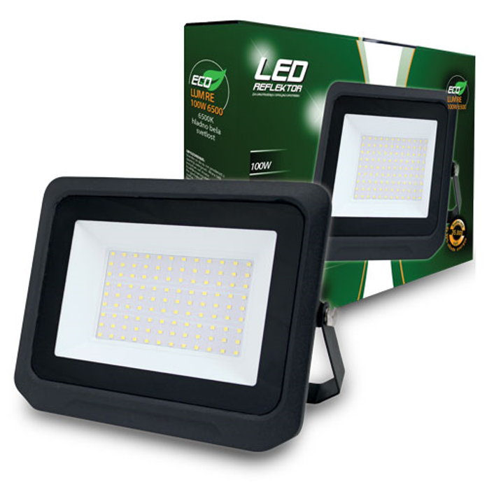LED reflektor ECO LUMRE snage 100W sa hladno belom svetlošću od 6500K
