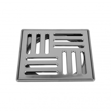 Inox podna rešetka PROFIL M PMSQ-150CR dimenzija 150x150 mm za odvodnju u kupatilima i tuš kabinama