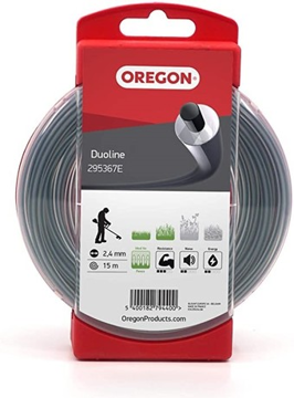 OREGON DUOLINE struna za trimer prečnika 2,4 mm i dužine 15 m sa ojačanim jezgrom
