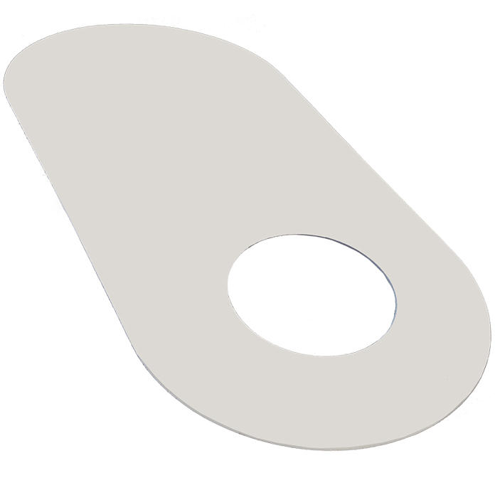Izolacioni podmetač STY-759 za WC šolju, monoblok i bide dimenzija 600 × 280 mm sa otvorom Ø130 mm