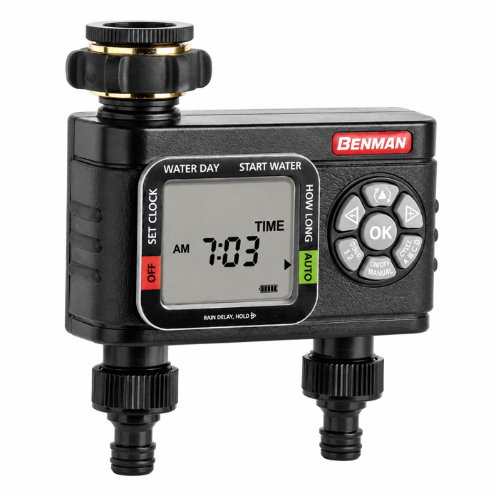 Benman Aqua Digit 2 digitalni tajmer za vodu sa dva izlaza i LCD ekranom za automatsko navodnjavanje