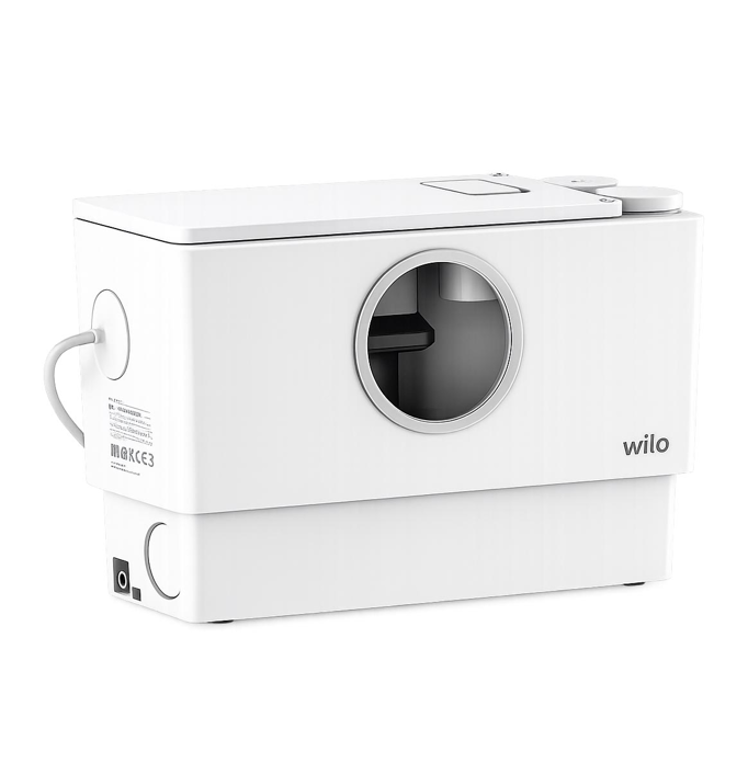 Wilo DrainLift MINI3-XS/WC-EF pumpna stanica za fekalnu i otpadnu vodu sa usitnjivačem za WC šolju, umivaonik i tuš kabinu