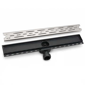 GEHLER tuš kanalica 600 mm sa sifonom, četkanom inox rešetkom i podesivim nogicama