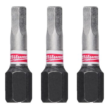 Slika Milwaukee bitsevi udarni HEX 4 x 25mm 1/4" 3 kom 4932500380