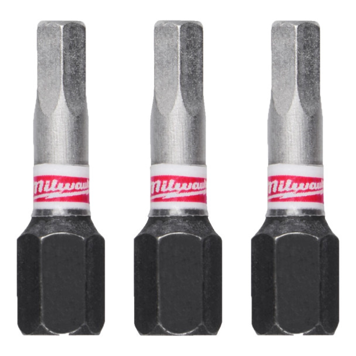 Slika Milwaukee bitsevi udarni HEX 4 x 25mm 1/4" 3 kom 4932500380