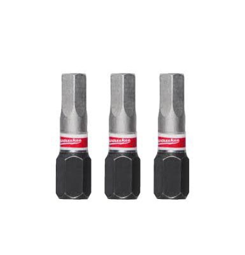 Slika Milwaukee bitsevi udarni HEX 5 x 25mm 1/4" 3 kom 4932500381
