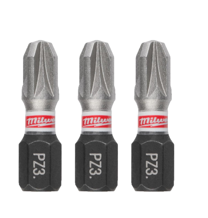 Slika Milwaukee bitsevi krstasti PZ ojačani – udarni PZ3 25mm 3 kom 4932430868