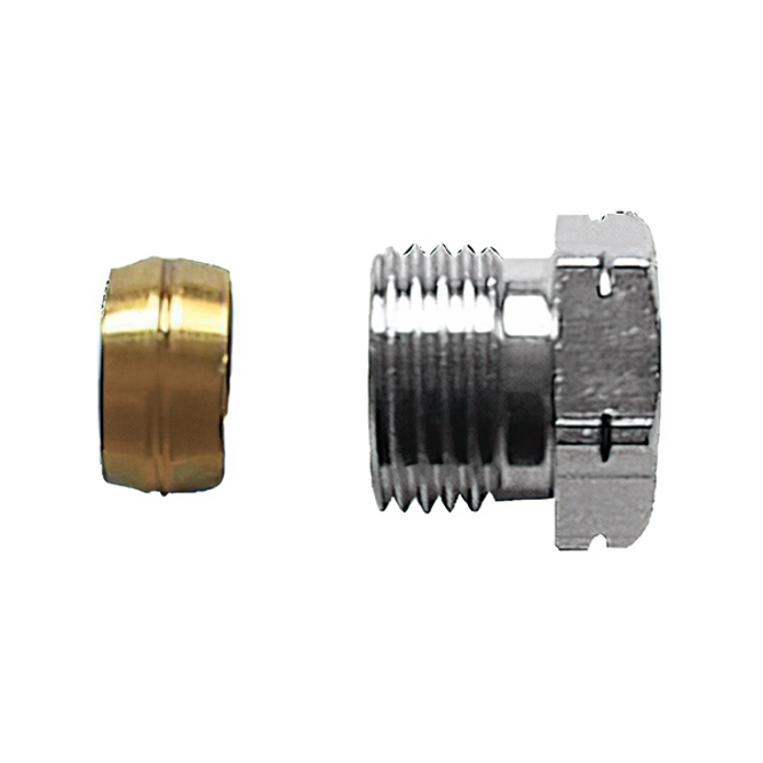 HERZ priključak steznica 15 x 1/2 sa metalnim prstenom i steznim navojem G 1/2