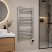 Slika Sušač peškira ELEGANT hromirani 400 x 800 mm