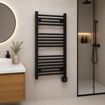 Slika Sušač peškira ELEGANT crni 500 x 1000 mm