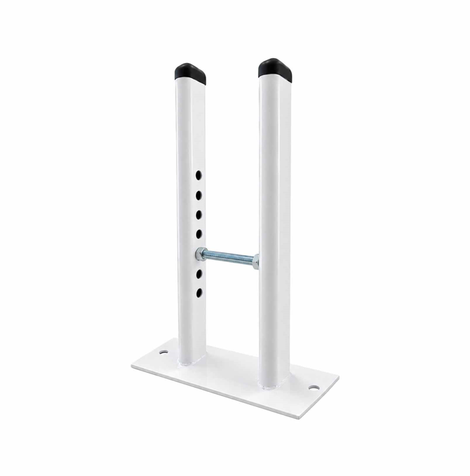 Podna konzola H90 za aluminijumske radijatore sa razmakom nosača 90 mm i podesivom visinom 80–180 mm