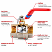 Slika Kugla ventil 3" DN80 sa ručkom FERRO F-POWER PN25 KFP8