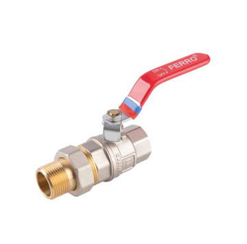 FERRO F-POWER KFPS11 kugla ventil 1/2" DN15 PN30 sa ručkom, holender spojem i mesinganim telom