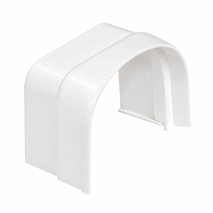 Bela VECAMCO konekcija sa mekom PVC zaptivkom za prelaz klima kanalice 65x50 mm do unutrašnje jedinice, model 9801-103-08