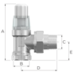 Slika Prestrujni diferencijalni ventil 3/4" COMAP 872600 – bajpas ventil za centralno grejanje PN10