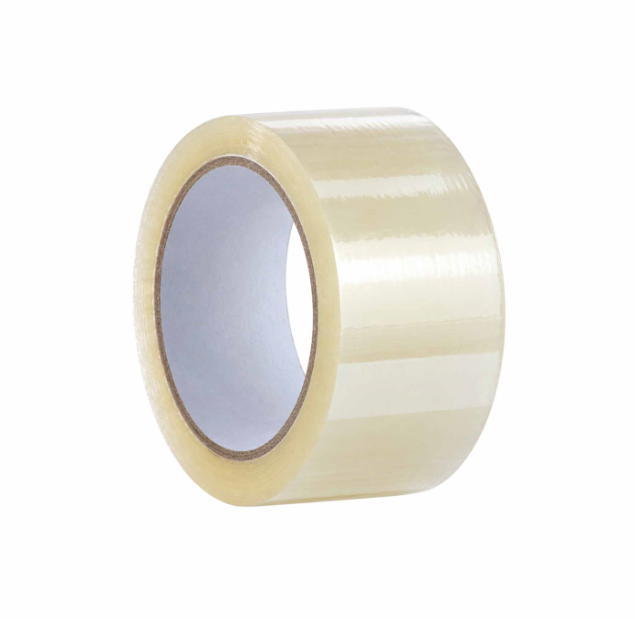 GEKO PACK STANDARD transparentna selotejp traka za pakovanje, širine 50 mm i dužine 50 m, providna lepljiva traka za zatvaranje kartonskih kutija i paketa