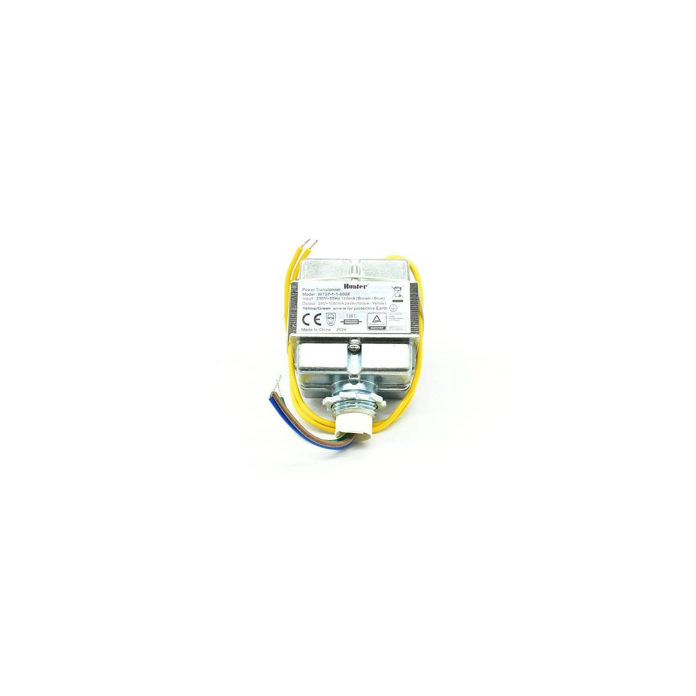 HUNTER 545800 unutrašnji zamenski transformator 220V/24V za kompatibilne kontrolere automatskog navodnjavanja, dimenzija 141 × 109 × 65 mm