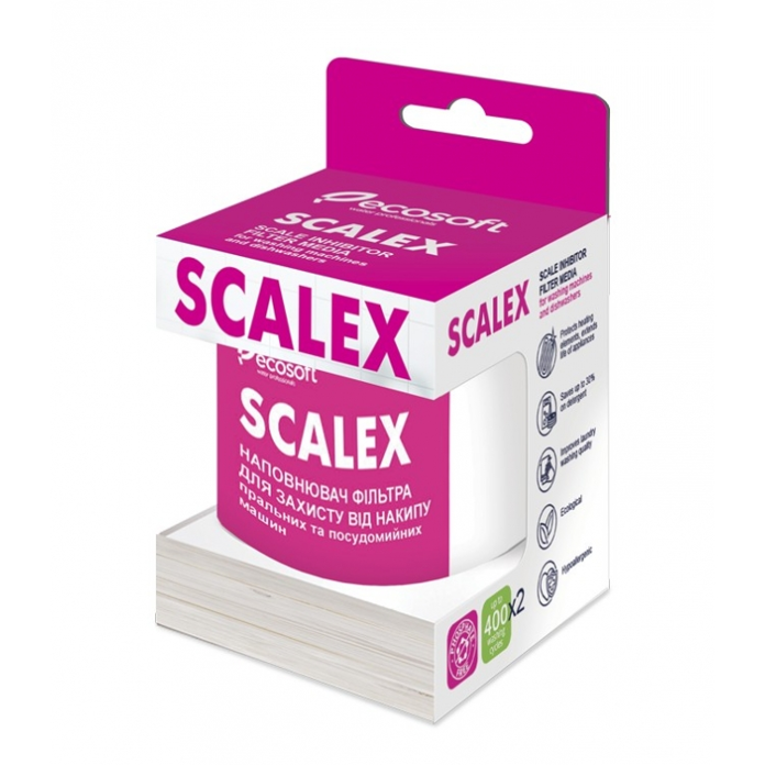 ECOSOFT SCALEX zamenska dopuna 200 ml za filter protiv kamenca za veš mašinu i mašinu za pranje sudova