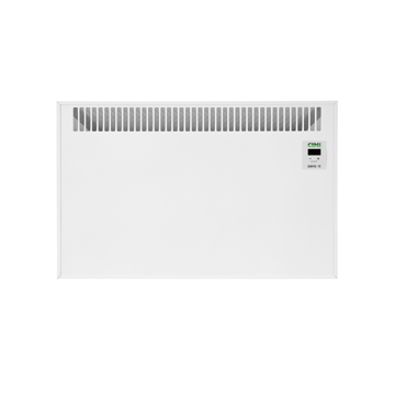 Beli električni radijator CINI Aero D20 snage 2000 W sa digitalnim termostatom, širine 900 mm, za grejanje prostorija 17–22 m²