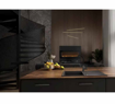 Slika Baterija za sudoperu Ferro Zumba Inox BZA4BSSGM Gun Metal sa crnim fleksibilnim izlivom