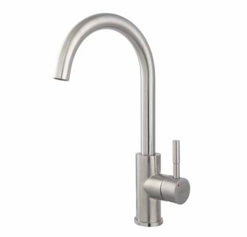 Inox baterija za sudoperu Ferro Camira BCR4 sa okretnim izlivom, ukupne visine 338 mm